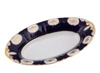 Блюдо для хлеба 33,5 см, Розовый цветок кобальт Соната 07112816-0419, Leander Блюдо для хлеба 33,5 см, Розовый цветок кобальт Соната 07112816-0419, Leander