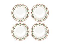 Набор новогодних тарелок обеденных, 26,5 см, 4 штуки, Щелкунчик - Новогодняя гирлянда, Magie de Noel, Easy Life