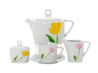 Чайный сервиз 6 персон 15 предметов, Весенний букет, Бьянка 69160725-1036, Leander