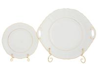 Сервиз для торта 7 предметов с тарелками 17 см, Соната 07161017-1139, Leander