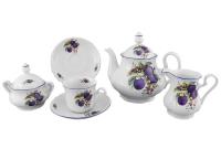 Чайный сервиз 6 персон 15 предметов, Сливы Мэри-Энн 03160725-2408, Leander