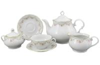 Чайный сервиз 6 персон 15 предметов, Мелкие цветы Верона 67160725-0158, Leander