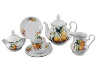Чайный сервиз 6 персон 15 предметов, Абрикосы Мэри-Энн 03160725-2409, Leander