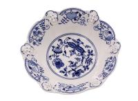 Миска (конфетница) на ножках ажурная 19,5 см, Гжель Мэри Энн 38116164-0055, Leander