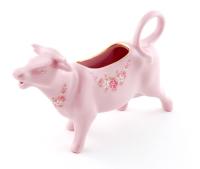 Сливочник-корова 70 мл, Мелкие цветы, Розовый фарфор Соната 21210813-0158, Leander