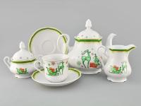 Чайный сервиз 6 персон 15 предметов Новогодний, Мэри-Энн 03160725-2573, Leander