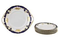 Сервиз для торта 7 предметов с тарелками 19 см, Соната 07161019-1457, Leander