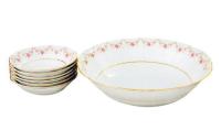 Набор салатников 7 предметов на 6 персон (23+13 см), Мелкие цветы Соната 07161417-0158, Leander