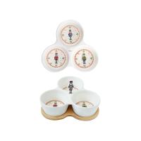 Менажница новогодняя, Щелкунчик, 2 предмета 20,5х12 см, Easy Life