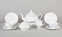 Чайный сервиз Leander 6 персон 15 предметов Белый фарфор, Соната 07160725-0000,