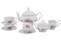 Чайный сервиз 6 персон 15 предметов Весенние цветы, Соната 07160725-0013, Leander