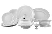 Столовый сервиз на 6 персон 25 предметов Белый узор, Соната 07162011-3001, Leander Столовый сервиз на 6 персон 25 предметов Белый узор, Соната 07162011-3001, Leander