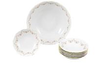 Набор салатников на 6 персон 7 предметов (23 + 13 см), Мелкие цветы Верона 67161416-0158, Leander