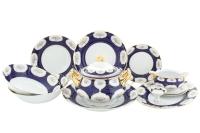 Столовый сервиз на 6 персон 25 предметов Кобальт, Соната 07162011-0419, Leander Столовый сервиз на 6 персон 25 предметов Кобальт, Соната 07162011-0419, Leander