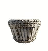 Кашпо для цветов из ротанга 12 л, форма Стаканчик с декором, цвет Венеция