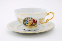 Чайный сервиз 6 персон 15 предметов Мадонна Перламутр, Соната 07160725-0676, Leander