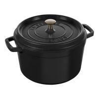 Кокот круглый высокий 24 см 4,7 л, черный, Staub La Cocotte (12502423) Кокот круглый высокий 24 см 4,7 л, черный, Staub La Cocotte (12502423)
