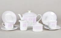 Чайный сервиз 6 персон 15 предметов, Сабина 02160725-242A, Leander