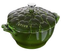 Кокот Артишок 22 см 3,0 л, Staub, зеленый базилик (11152285) Кокот Артишок 22 см 3,0 л, Staub, зеленый базилик (11152285)
