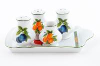 Набор для приправ 5 предметов, Мэри Энн Фруктовый сад 03162513-080H, Leander Набор для приправ 5 предметов, Мэри Энн Фруктовый сад 03162513-080H, Leander