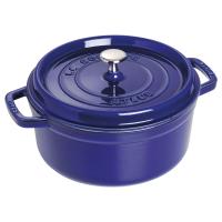 Кокот круглый, 26 см 4,6 л, темно-синий, Staub La Cocotte (1102691) Кокот круглый, 26 см 4,6 л, темно-синий, Staub La Cocotte (1102691)