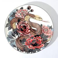 Тарелка декоративная 310 мм TATTOO Serpenta, форма Восточная, Императорский фарфоровый завод (ИФЗ) 81.32801.00.1