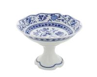 Ваза для фруктов на ножке 23 см, Гжель Мэри Энн 03116154-0055, Leander