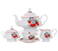 Чайный сервиз 6 персон 15 предметов, Соната Вишенка 07160725-2406, Leander