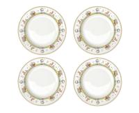 Набор тарелок обеденных 26,5 см 4 штуки, Пасхальная коллекция, Кролики и цыплята, Easy Life