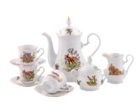 Кофейный сервиз 6 персон 15 предметов, Охота Мэри-Энн 03160714-0363, Leander Кофейный сервиз 6 персон 15 предметов, Охота Мэри-Энн 03160714-0363, Leander