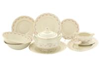 Столовый сервиз на 6 персон 25 предметов Мелкие цветы, Слоновая кость, Соната 07562011-0158, Leander Столовый сервиз на 6 персон 25 предметов Мелкие цветы, Слоновая кость, Соната 07562011-0158, Leander