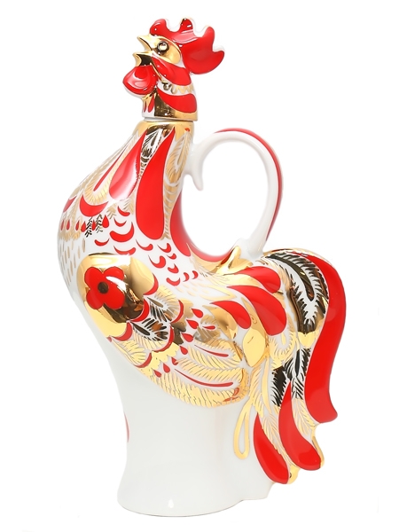 Графин Петух Красный петух, Императорский фарфоровый завод (ЛФЗ) 80.55902.00.1