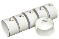 Набор колец для салфеток 6 штук, Гуси Мэри-Энн 02164611-0807, Leander