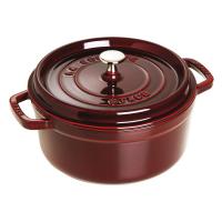 Кокот круглый, 22 см 2,6 л, гранатовый, Staub La Cocotte (1102287) Кокот круглый, 22 см 2,6 л, гранатовый, Staub La Cocotte (1102287)