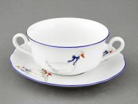 Набор чашек для супа с блюдцами 0,35л на 6 персон, Гуси Мэри-Энн 03160674-0807, Leander Набор чашек для супа с блюдцами 0,35л на 6 персон, Гуси Мэри-Энн 03160674-0807, Leander