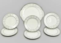 Сервиз для торта 7 предметов с тарелками 17см, Сабина 02161027-1013, Leander