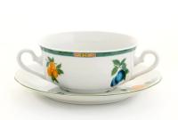 Набор чашек для супа с блюдцами 0,35л на 6 персон, Мэри Энн Фруктовый сад 03160674-080H, Leander Набор чашек для супа с блюдцами 0,35л на 6 персон, Мэри Энн Фруктовый сад 03160674-080H, Leander