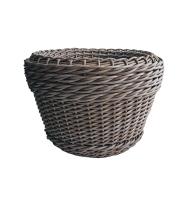 Кашпо для цветов из ротанга 12 л, форма Стаканчик с декором, цвет Венеция