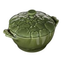 Кокот мини Артишок 12,5 см 450 мл, Staub Ceramic, темно-зеленый (40500-326) Кокот мини Артишок 12,5 см 450 мл, Staub Ceramic, темно-зеленый (40500-326)
