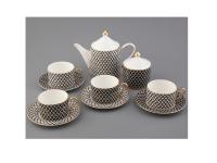 Сервиз чайный ИФЗ Неро (Идиллия) 10 предметов на 4 персоны, Императорский фарфоровый завод 81.32140.00.1