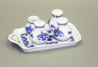 Набор для приправ 5 предметов, Гжель Мэри Энн 03162513-0055, Leander Набор для приправ 5 предметов, Гжель Мэри Энн 03162513-0055, Leander