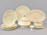 Столовый сервиз на 6 персон 25 предметов (Отводка Платина) Слоновая кость, Соната 07562011-1138, Leander Столовый сервиз на 6 персон 25 предметов (Отводка Платина) Слоновая кость, Соната 07562011-1138, Leander