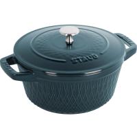 Кокот круглый STAUB La Cocotte 24 см, 4,25 л, морская волна (14522437) Кокот круглый STAUB La Cocotte 24 см, 4,25 л, морская волна (14522437)
