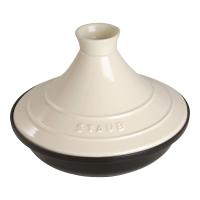 Тажин 28 см Staub, черный кремовый (1302823) Тажин 28 см Staub, черный кремовый (1302823)