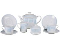 Чайный сервиз 6 персон 15 предметов, Сабина 02160725-242B, Leander