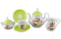 Чайный сервиз 6 персон 15 предметов, Спелые яблоки Мэри-Энн 03160725-2412, Leander