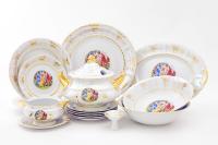 Столовый сервиз на 6 персон 25 предметов Мадонна перламутр, Соната 07162011-0676, Leander Столовый сервиз на 6 персон 25 предметов Мадонна перламутр, Соната 07162011-0676, Leander