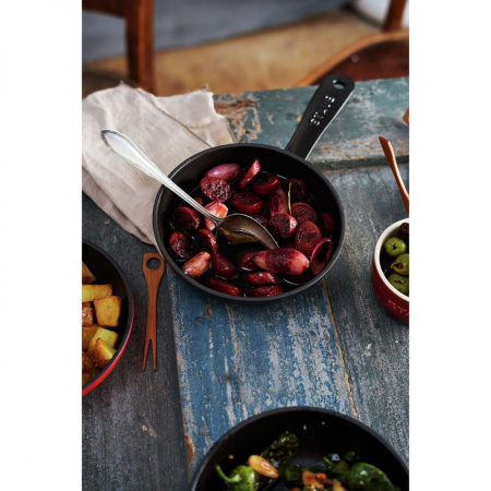 Сковорода круглая, 16 см, с чугунной ручкой, Staub, черная (1221623)