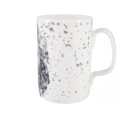 Подарочный набор бокал с блюдем и крышкой Тотем Лев 390 мл, Императорский фарфоровый завод 81.28375.00.1