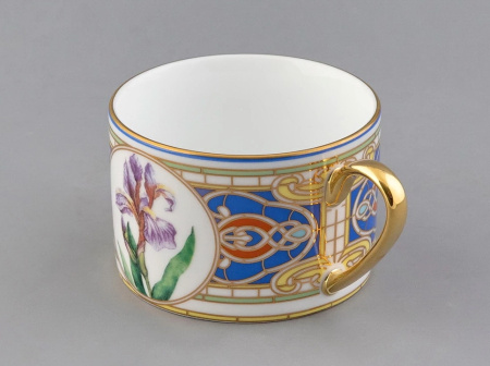 Чашка с блюдцем ИФЗ Нежный Ирис (Соло) 300 мл, Императорский фарфоровый завод 81.32657.00.1